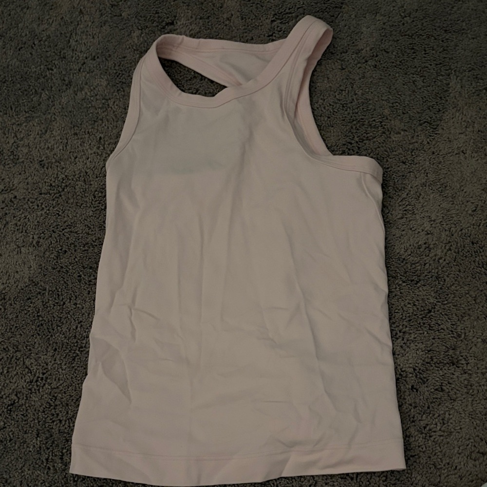 lululemon athletica Pale Pink Asymmetrical Tank